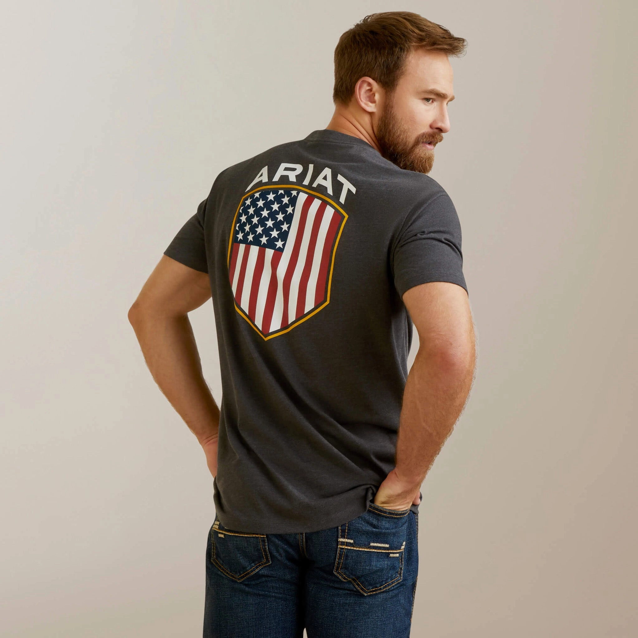 Ariat Men's Patriot Badge Tee Sustainable fashion