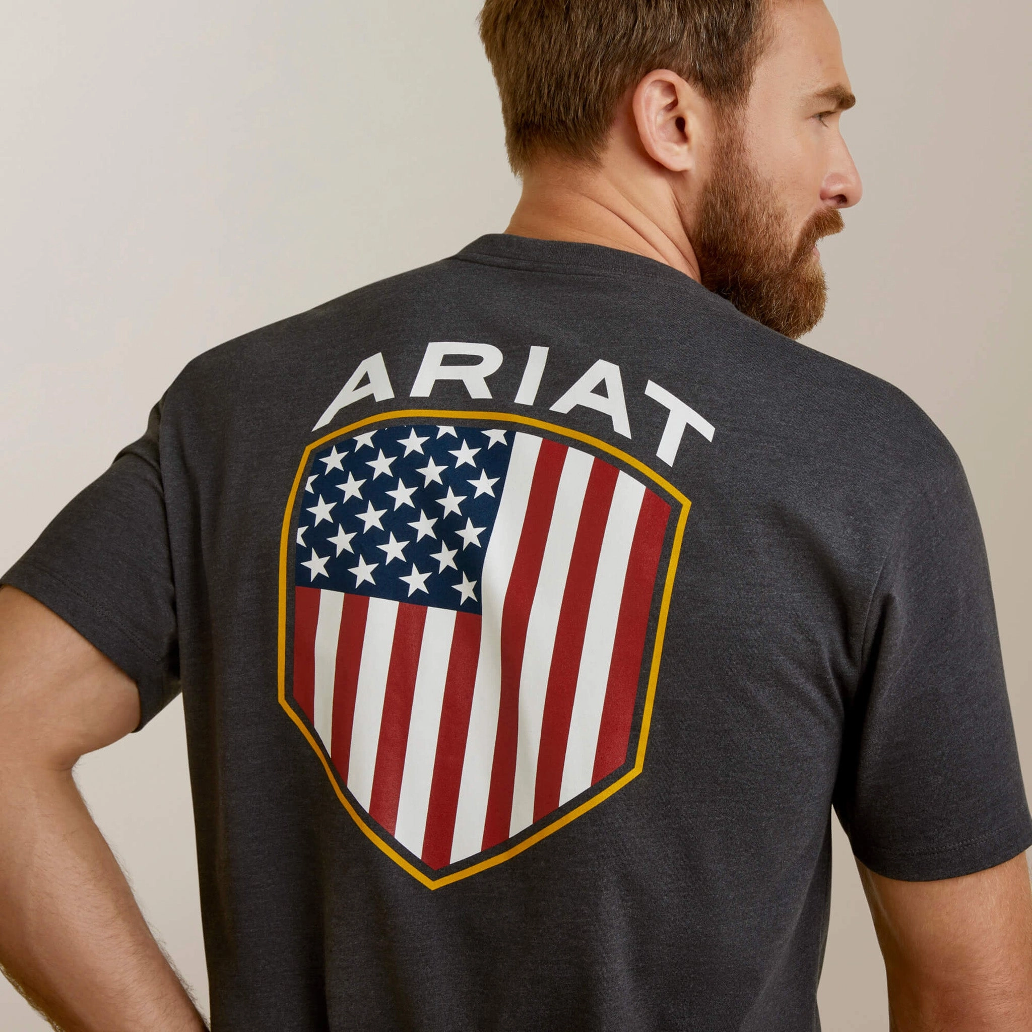 Ariat Men's Patriot Badge Tee Active Lifestyle Fashion Forward