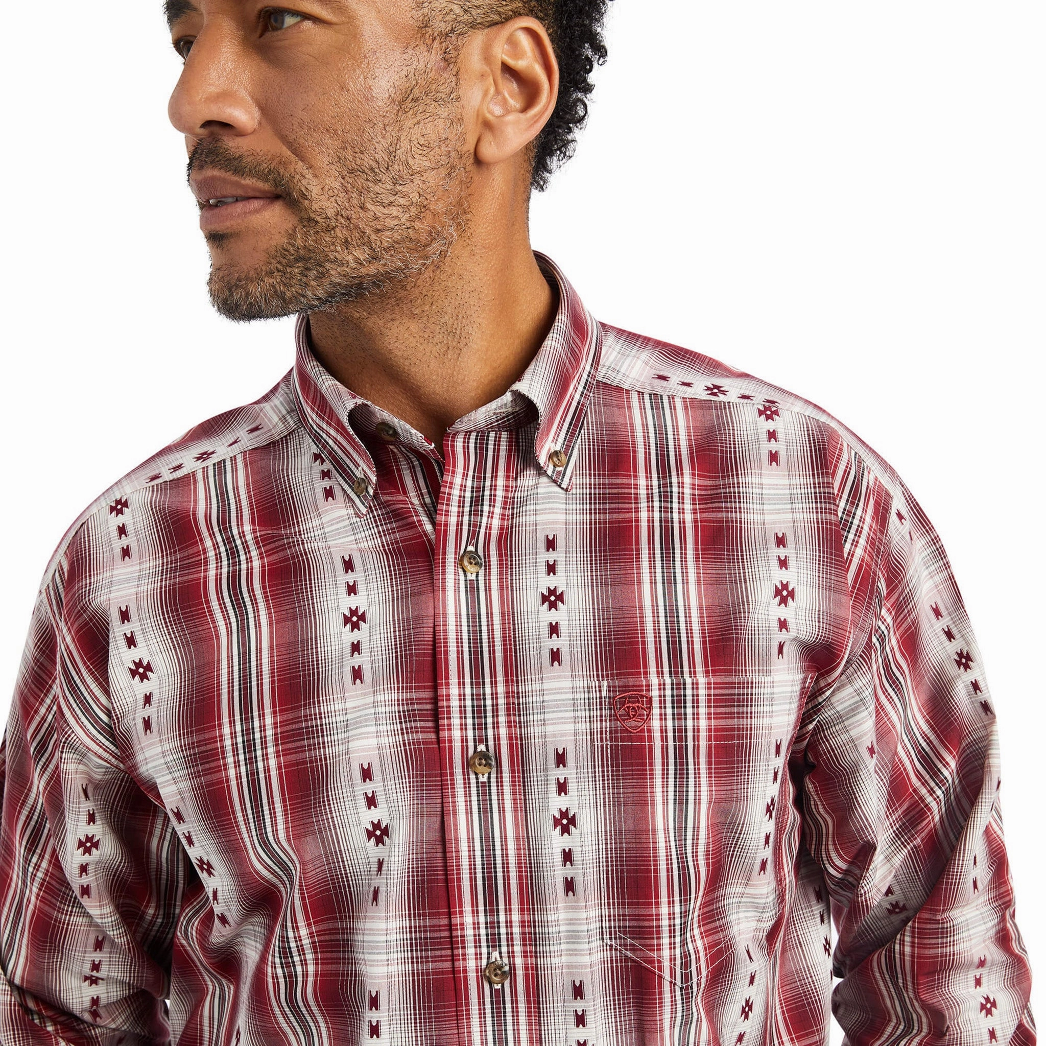Ariat Men's Pro Series Wilfred Classic Fit Shirt Premium Fabric