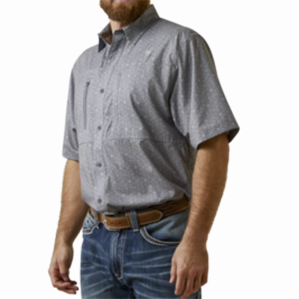 Affordable Fashion Smooth Texture Ariat Men's Short Sleeve VentTEK Cloud Croft Classic Fit