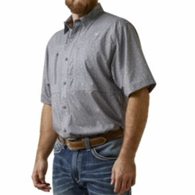 Affordable Fashion Smooth Texture Ariat Men's Short Sleeve VentTEK Cloud Croft Classic Fit