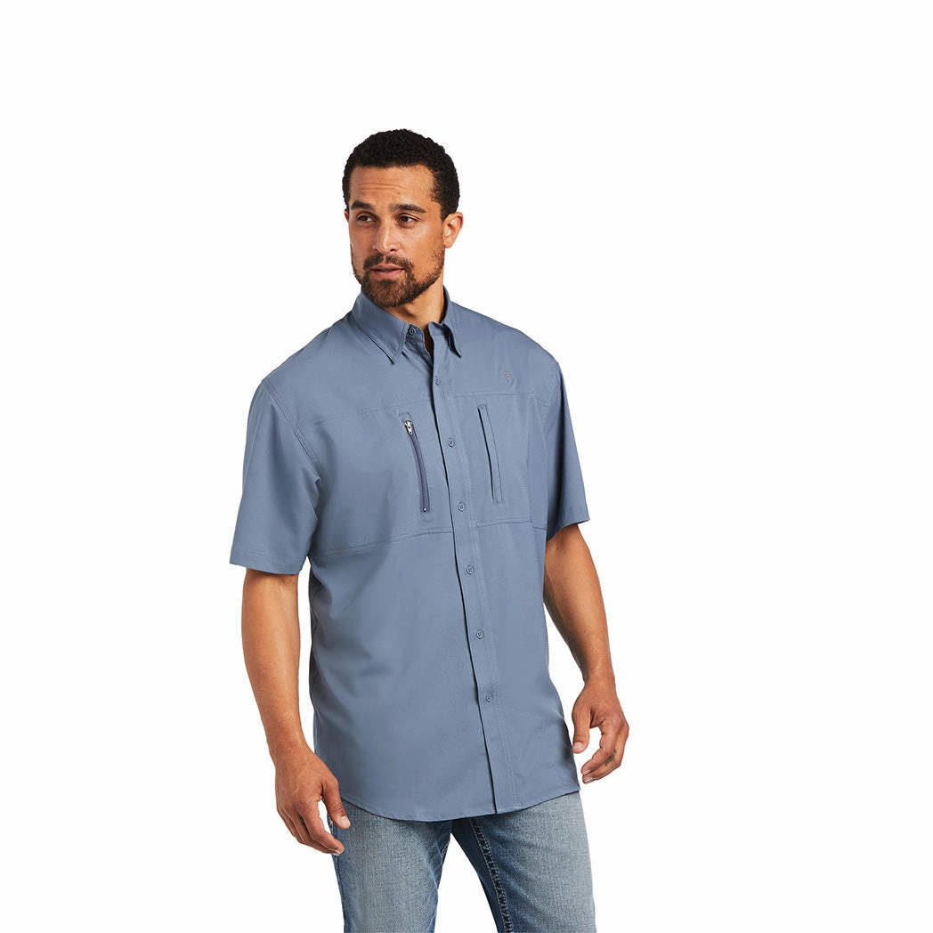 Active Fit Chilly Weather Wear Ariat Men's VentTEK Folkstone Grey Classic Fit