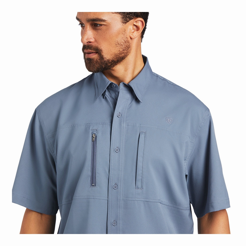 Soft Feel Ariat Men's VentTEK Folkstone Grey Classic Fit