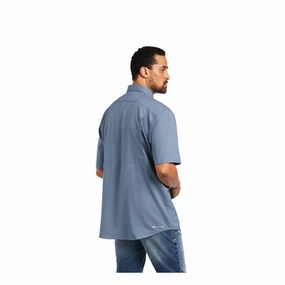 Ariat Men's VentTEK Folkstone Grey Classic Fit Midweight Textile