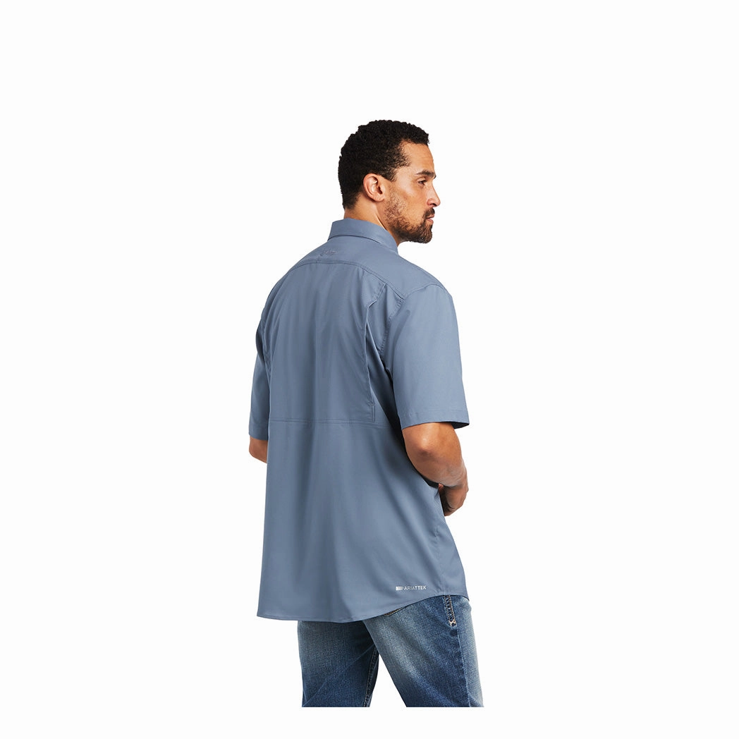 Ariat Men's VentTEK Folkstone Grey Classic Fit Midweight Textile