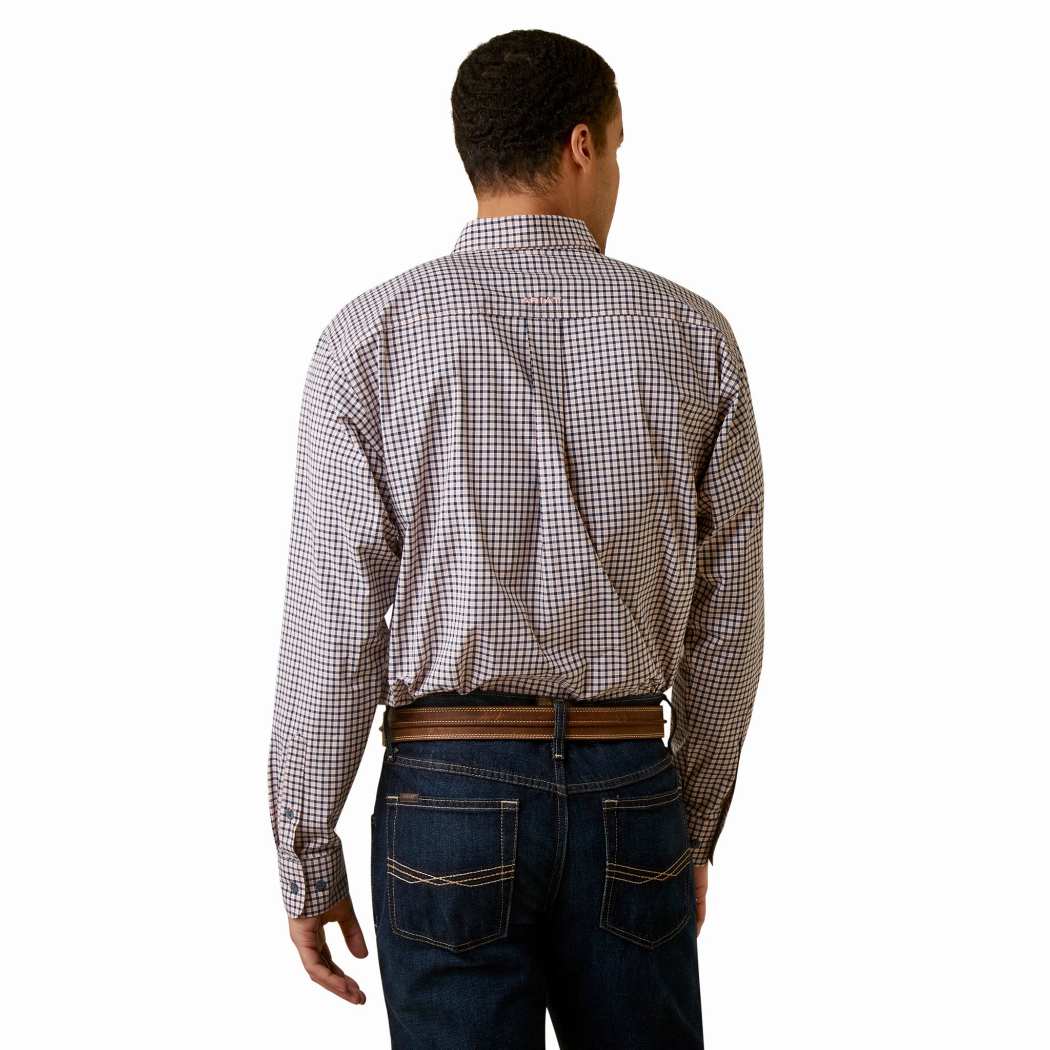 Seamless Shoulder Construction Ariat Pro Series Oswald Checkered Shirt