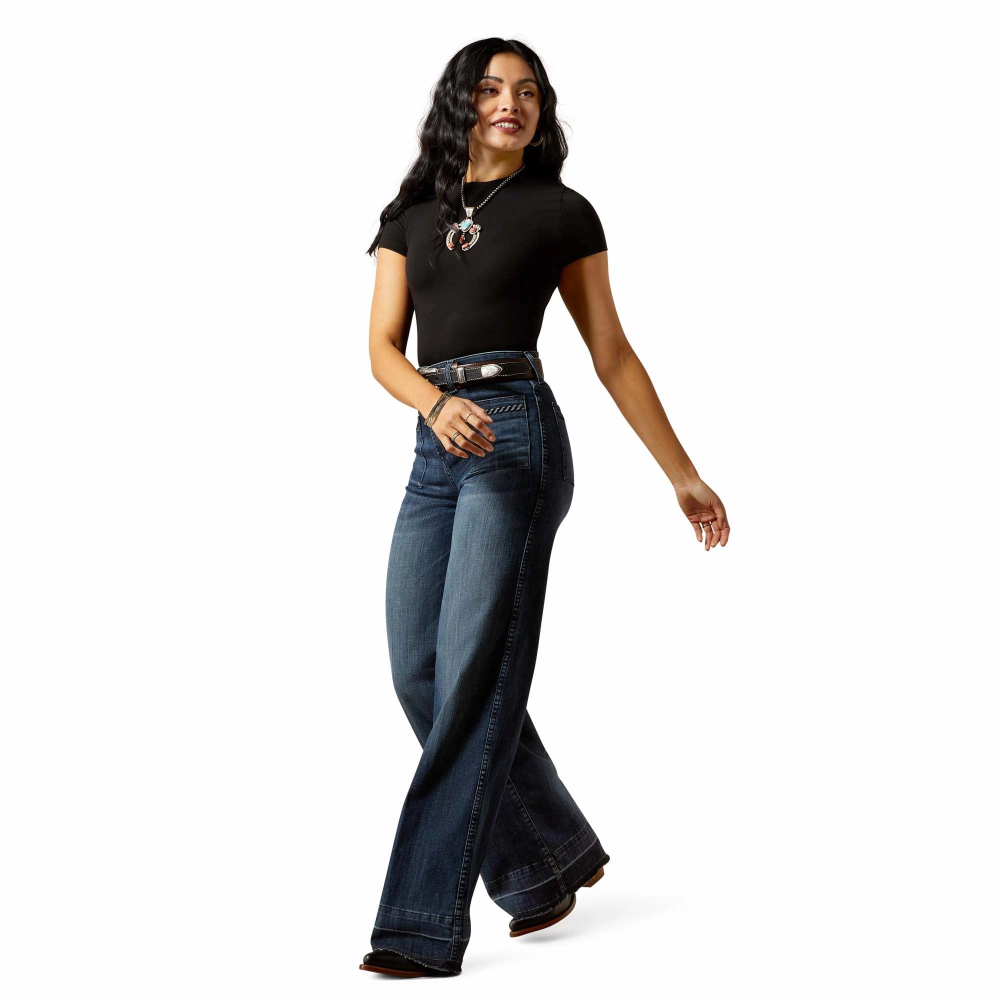 Relaxed Mood Ariat Ultra High Rise Jill Wide Leg Jean