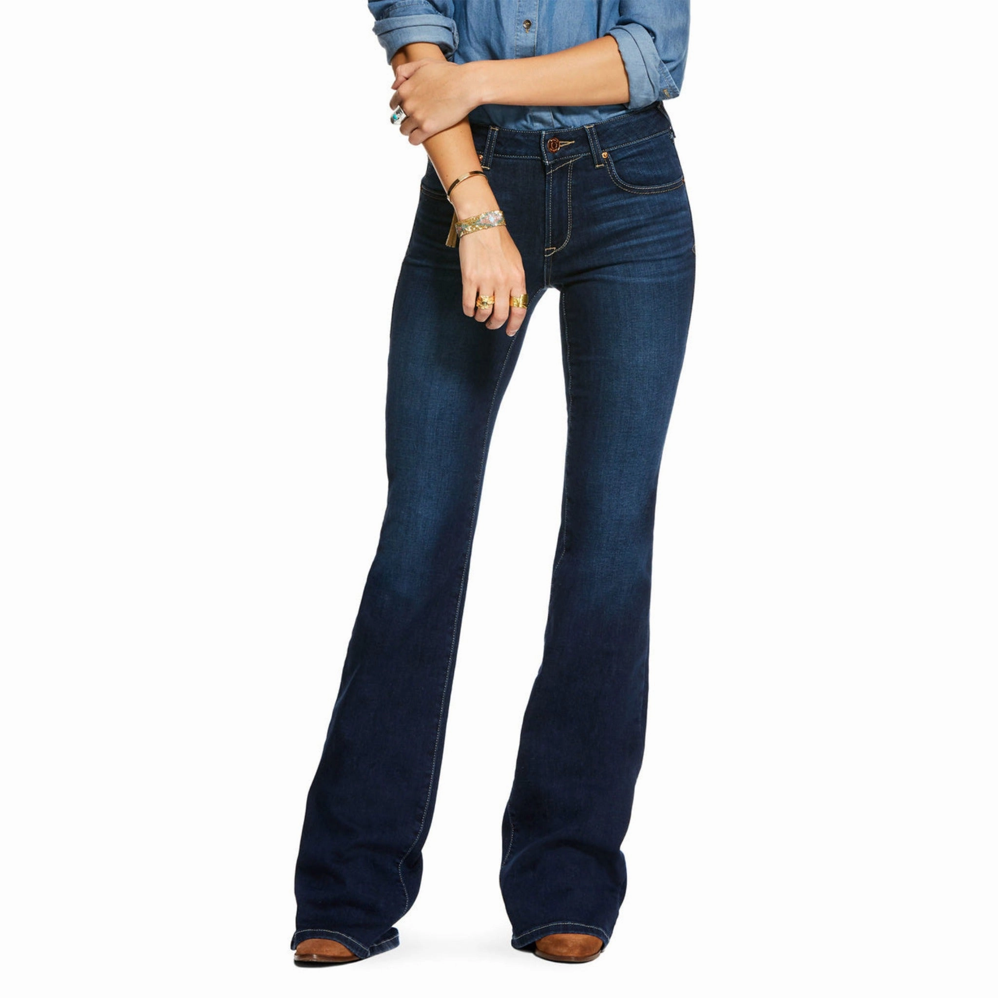 All Season Fit Abrasion Resistant Denim Ariat Women's Katie Trouser Jean