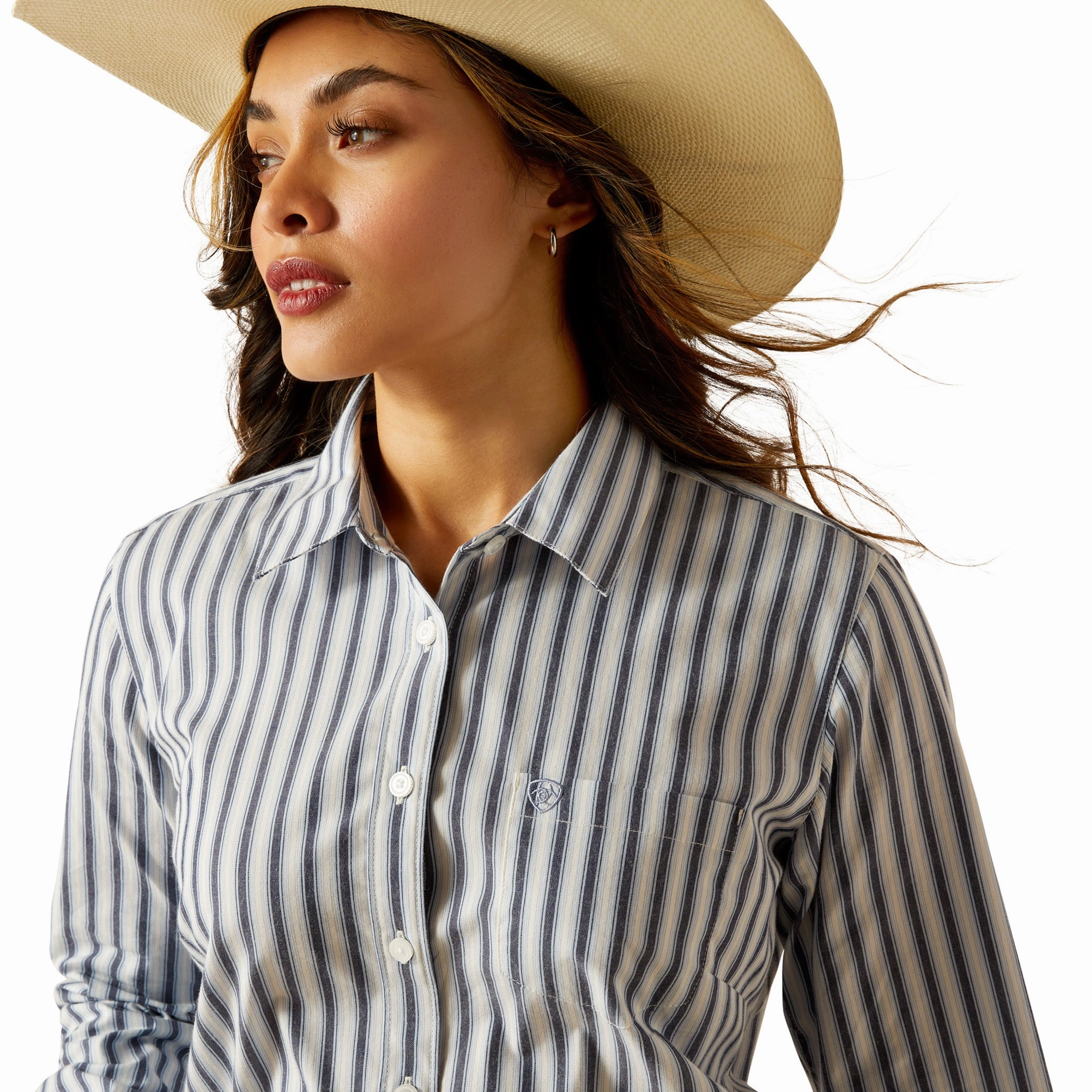 Breathable Lining Ariat Women's Kirby Baja Stripe Long Sleeve