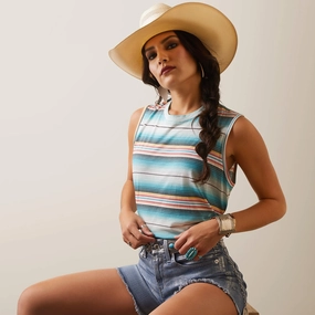 Thermal Regulation System Ariat Women's Multi Strip Tank Top