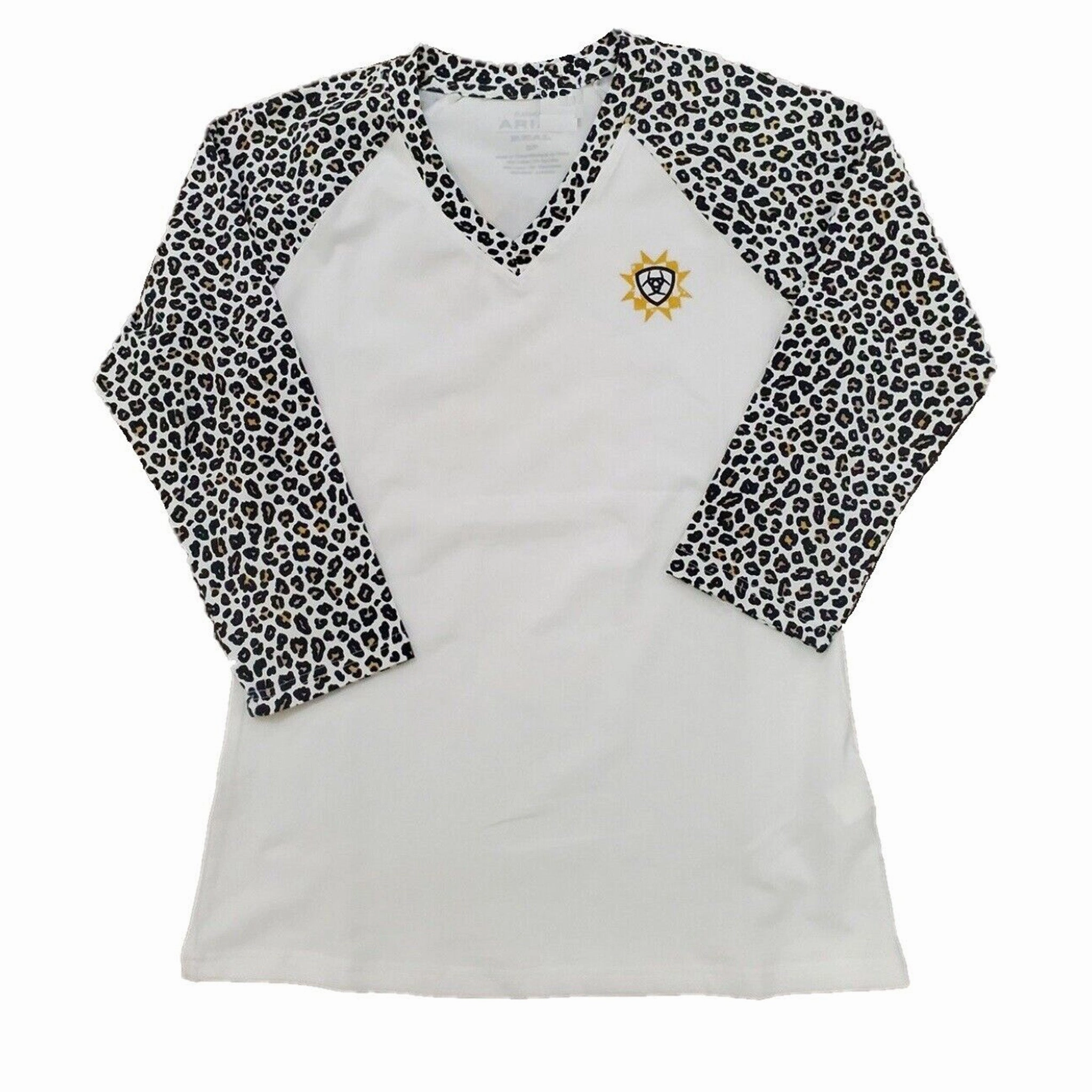Antibacterial Fabric Ariat Women's R.E.A.L. Cheetah Sliver T-Bird Shirt