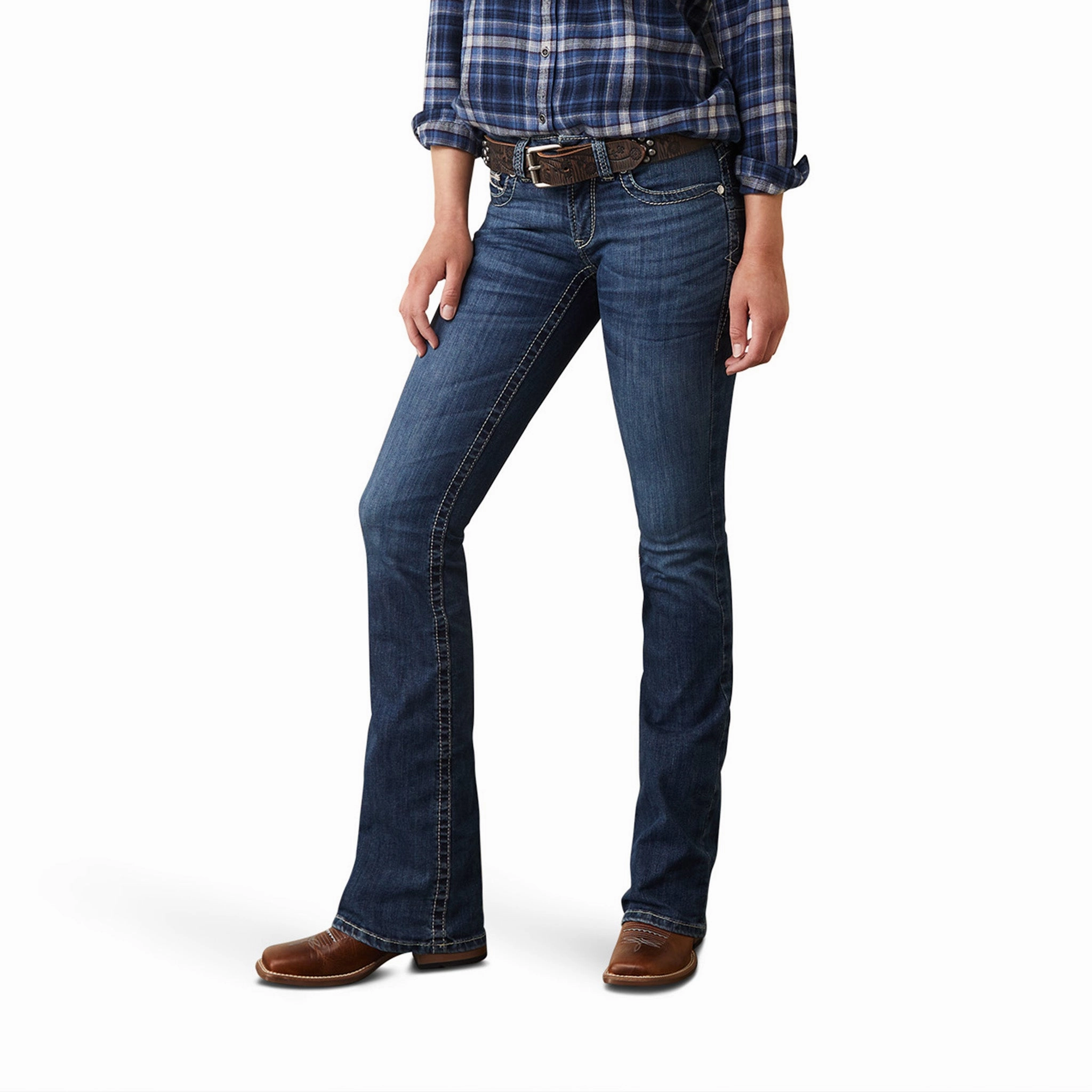 Clean Aesthetic Life Ready Ariat Women's R.E.A.L. Miriam Irvine Bootcut Jeans
