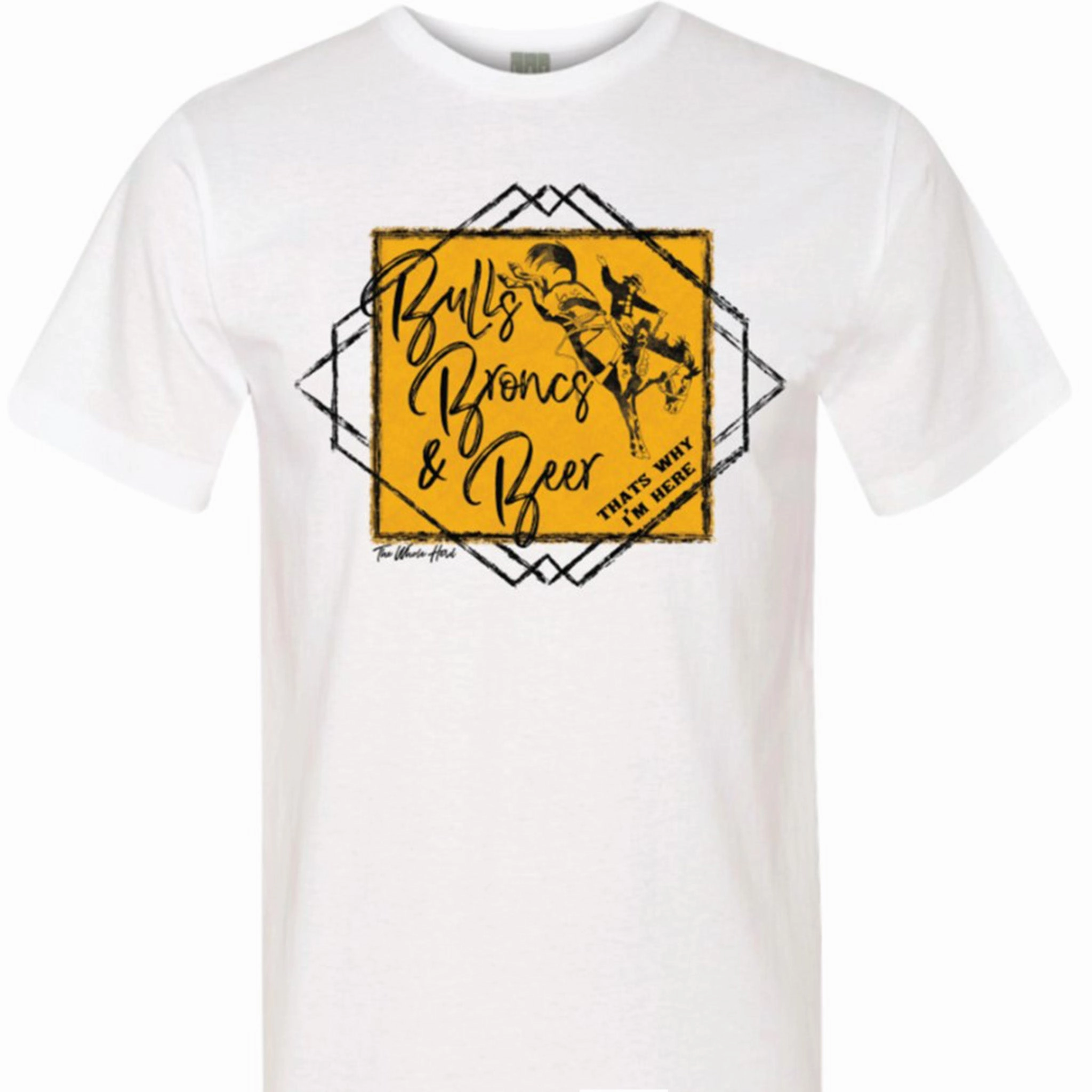 The Whole Herd Unisex Bulls Broncs, Beer T-Shirt City Exploration