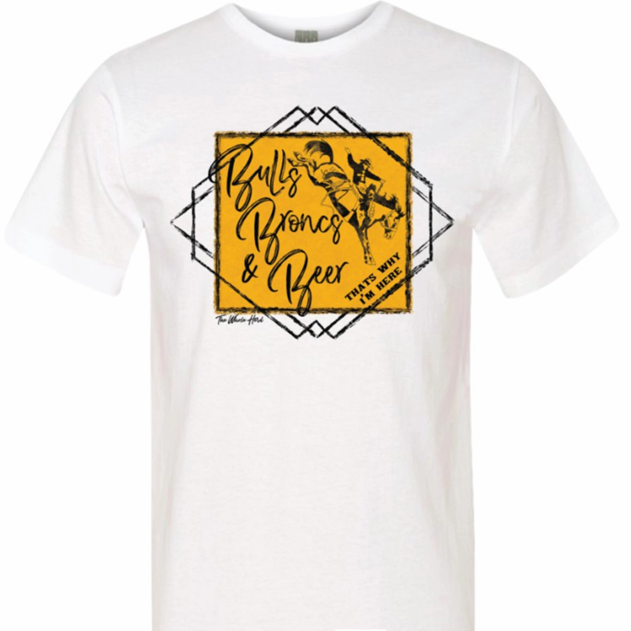 Streetwear Snag Free Surface The Whole Herd Unisex Bulls Broncs, Beer T-Shirt