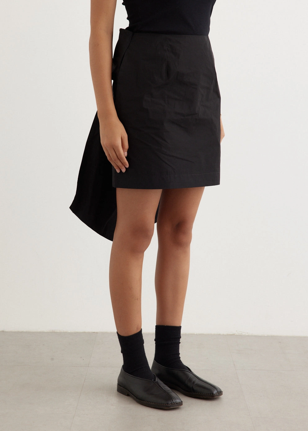 All Season Wear yoga session Back Bow Mini Skirt