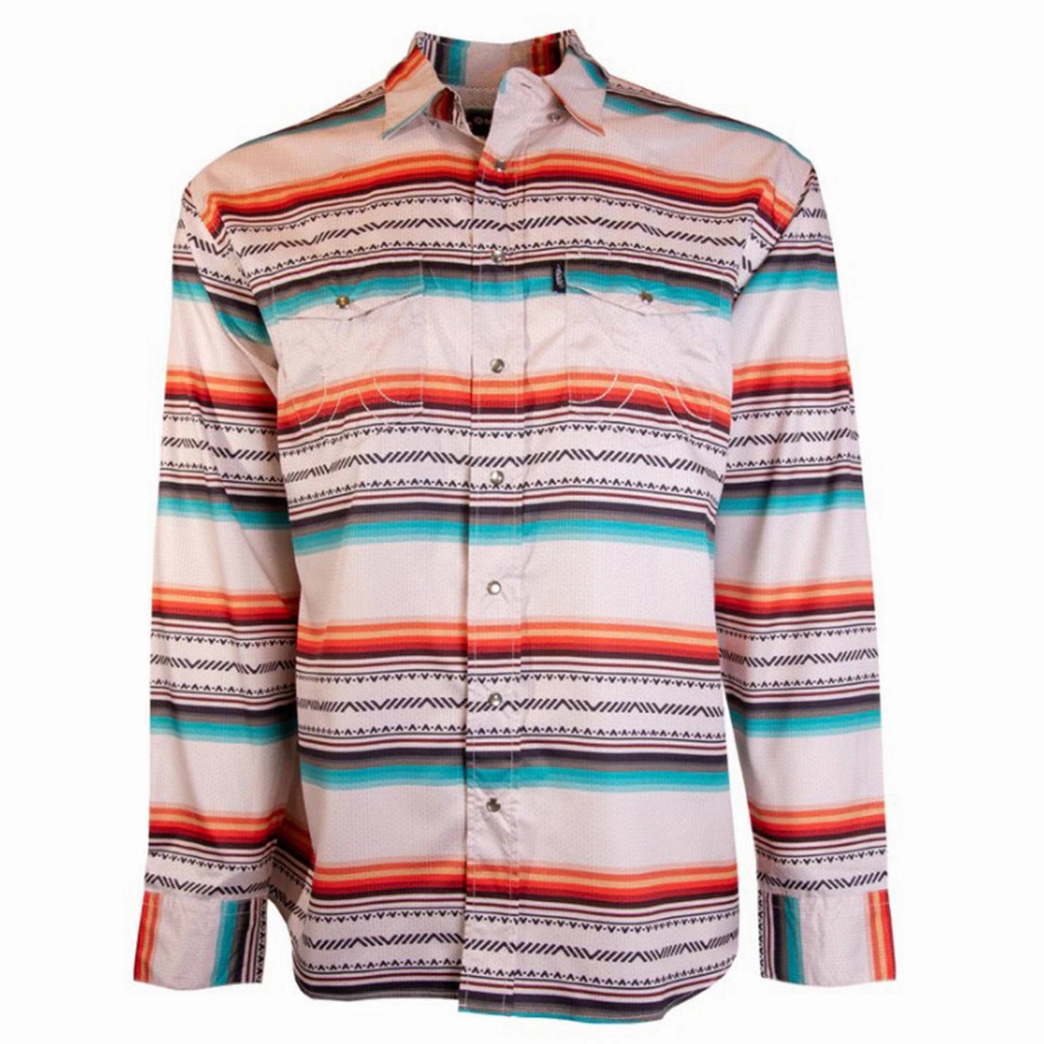 Gym Appropriate Hooey Men's SOL Cream Serape Long Sleeve