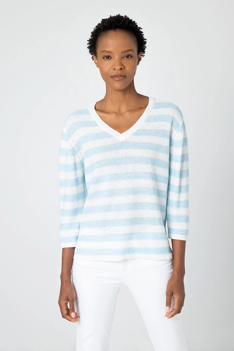 Beach Stripe Vee Comfy Style