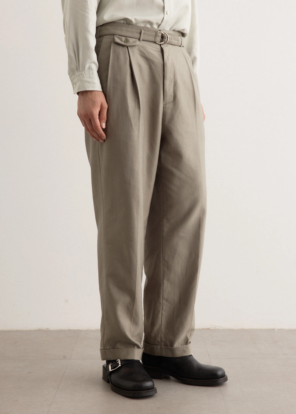 Belted Riviera Pants Casual Essentials Sleek Appearance