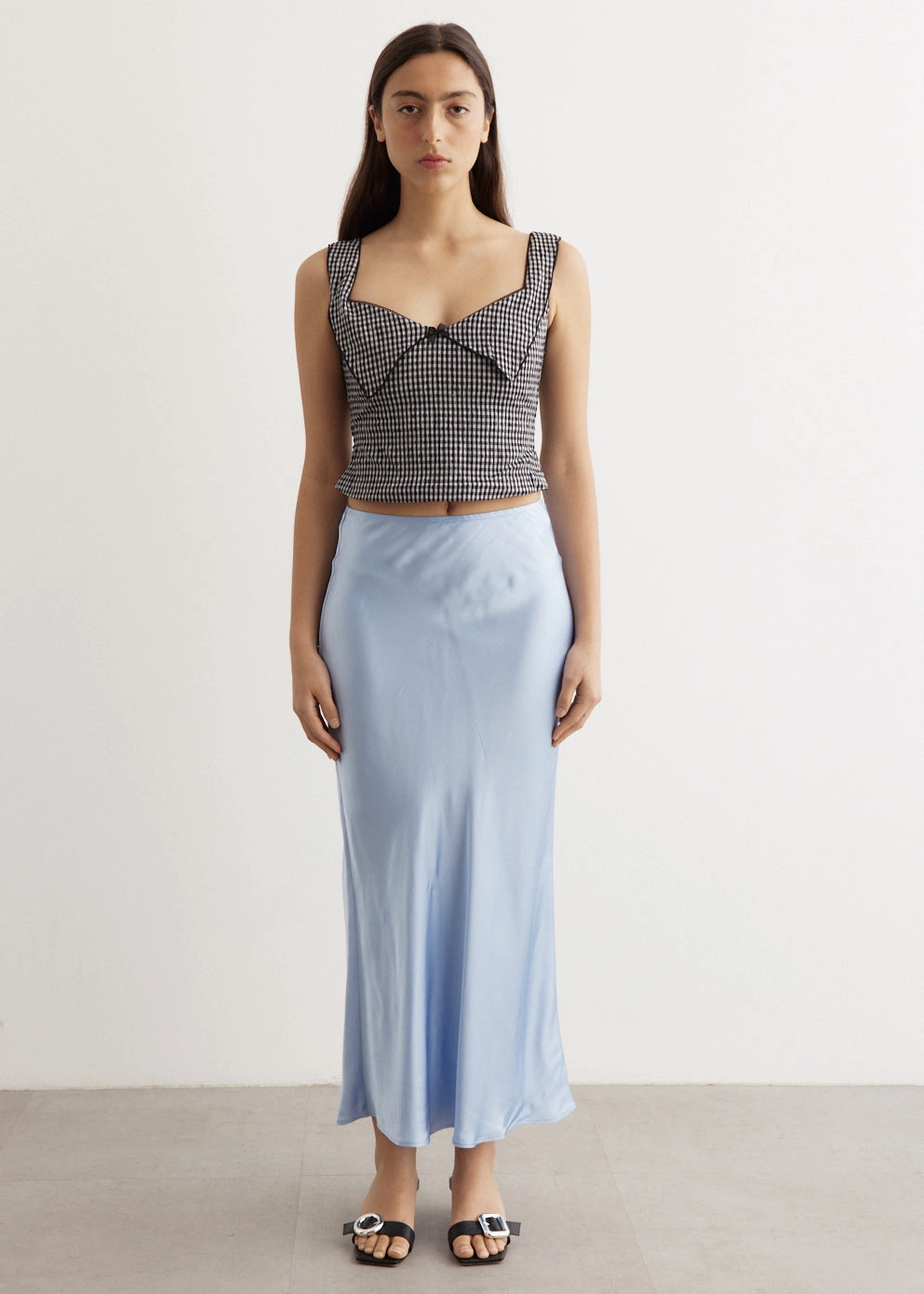 Concetta Skirt Flared hem Ventilated Slits