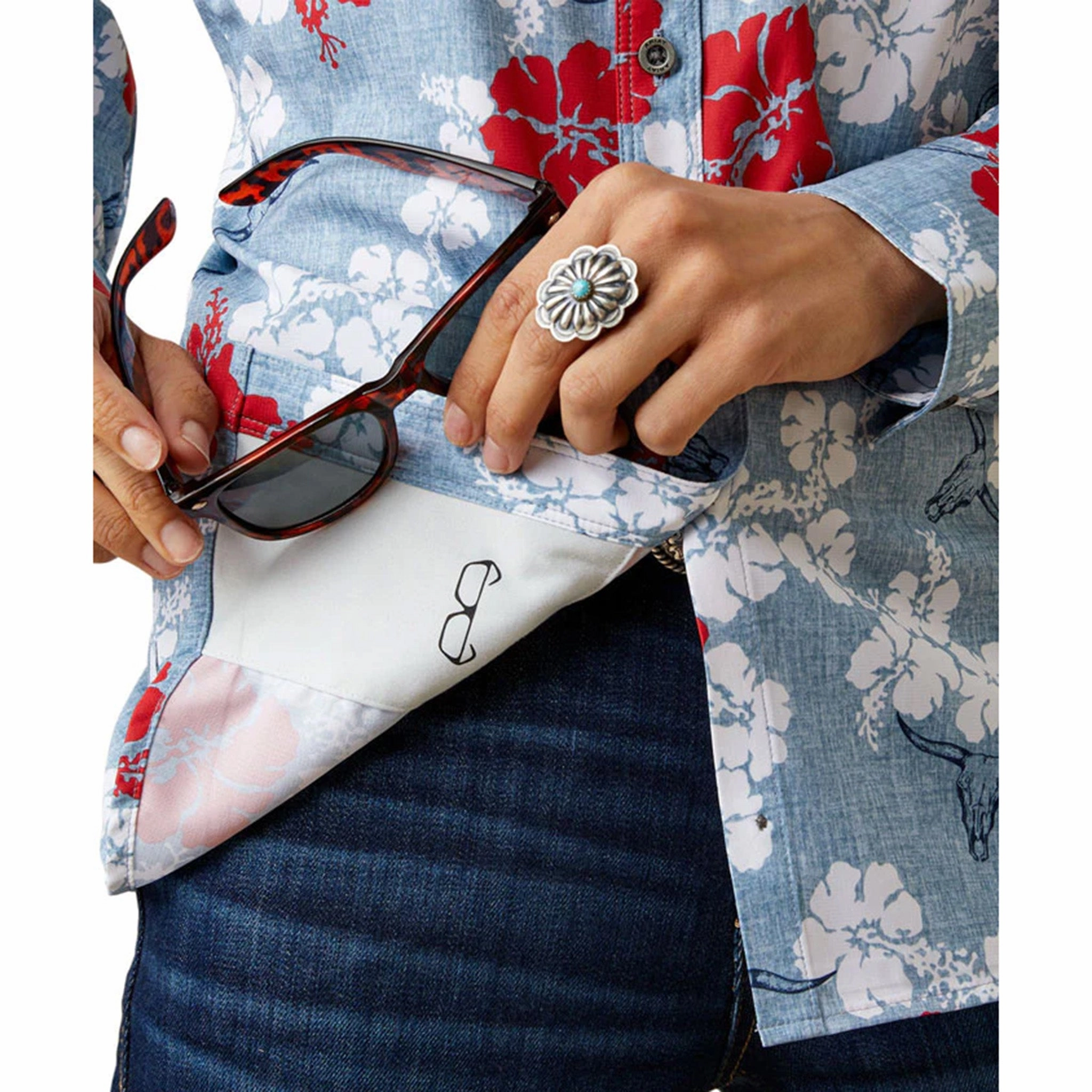 Ariat Women's Western VentTEK Shirt Compression Gradient Thermal Regulation Technology