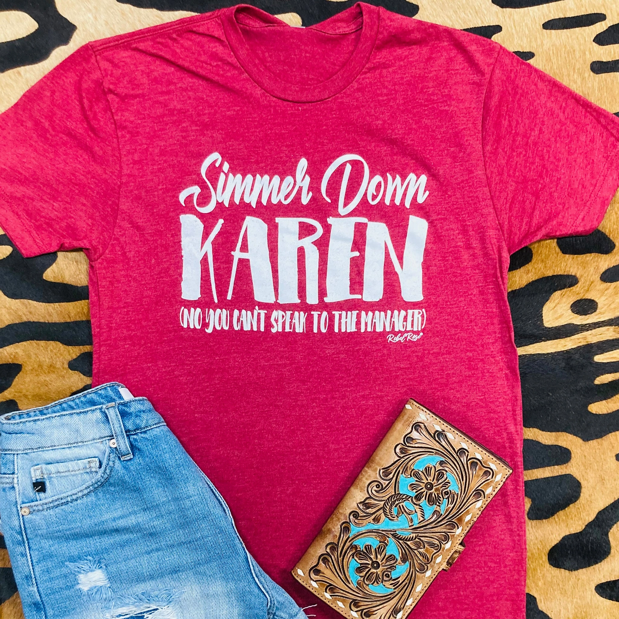 HighElasticity Rebel Rose Simmer Down Karen Tee