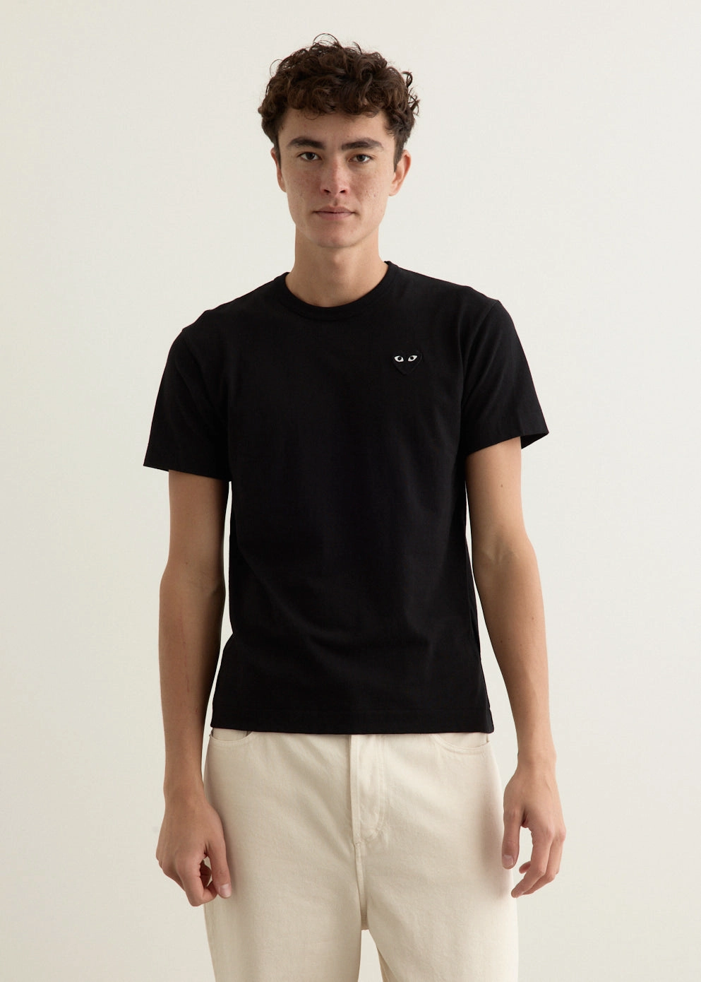 Black Heart T-Shirt Set In Sleeve