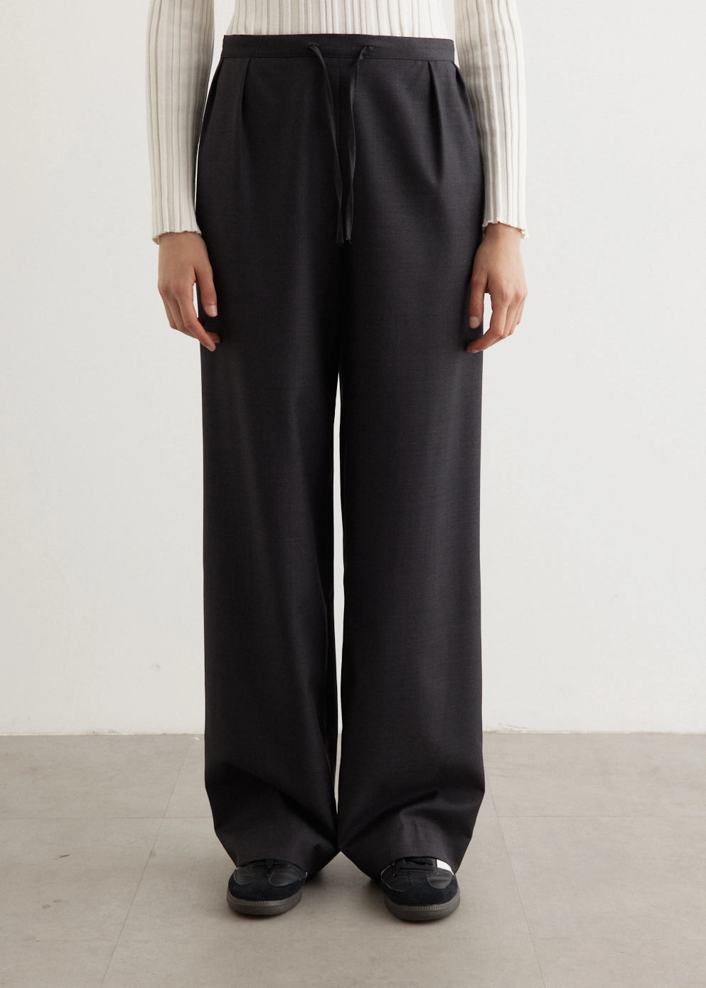 PermeableCloth Elastic Waistband Pants