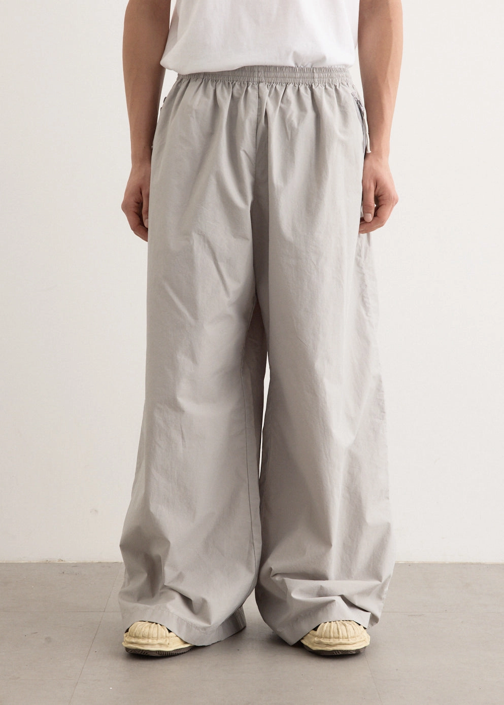 Pubbero Technical Cotton Blend Pants LowProfileTopstitching Fade Resistant Dye