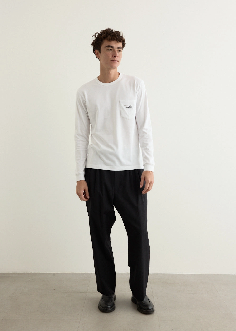 Men's masculinity Ethically Sourced Materials Garment Print Long-Sleeve T-Shirt