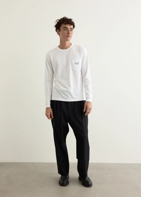 Men's masculinity Ethically Sourced Materials Garment Print Long-Sleeve T-Shirt