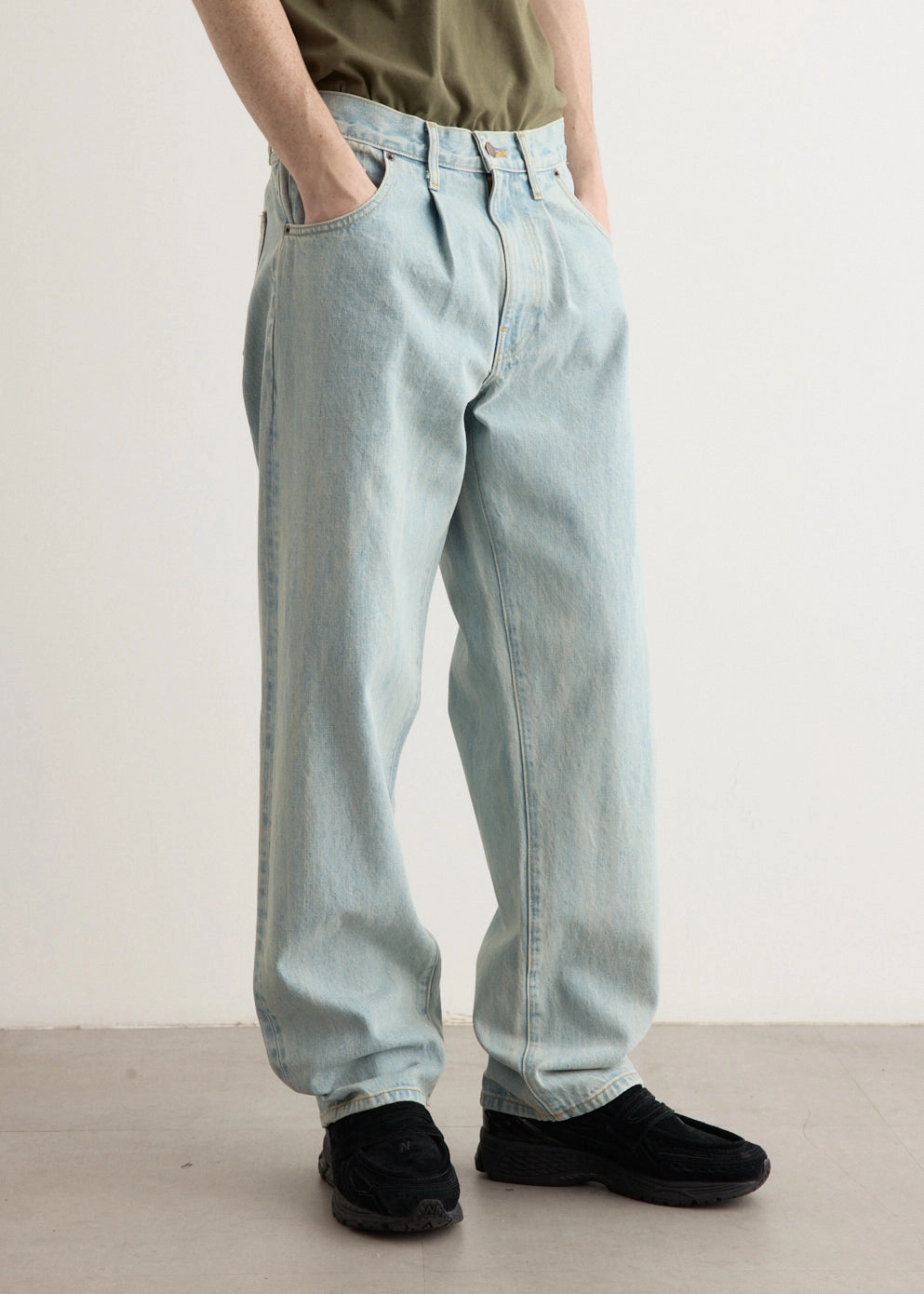 Pleated Jeans Work Meeting Weekend Style Streetwear Fan Smart Layer