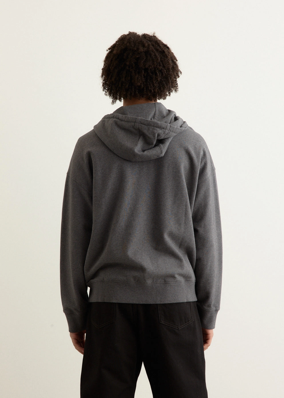 Bold Fox Head Patch Full Zip Oversized Hoodie Knit Apparel Seasonal Comfort