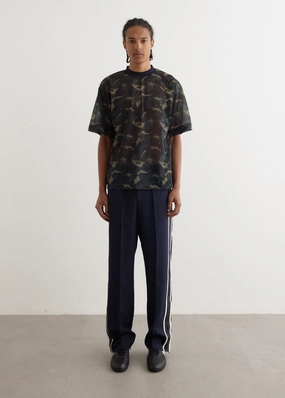 Sheer Jersey Print T-Shirt Plus size confidence