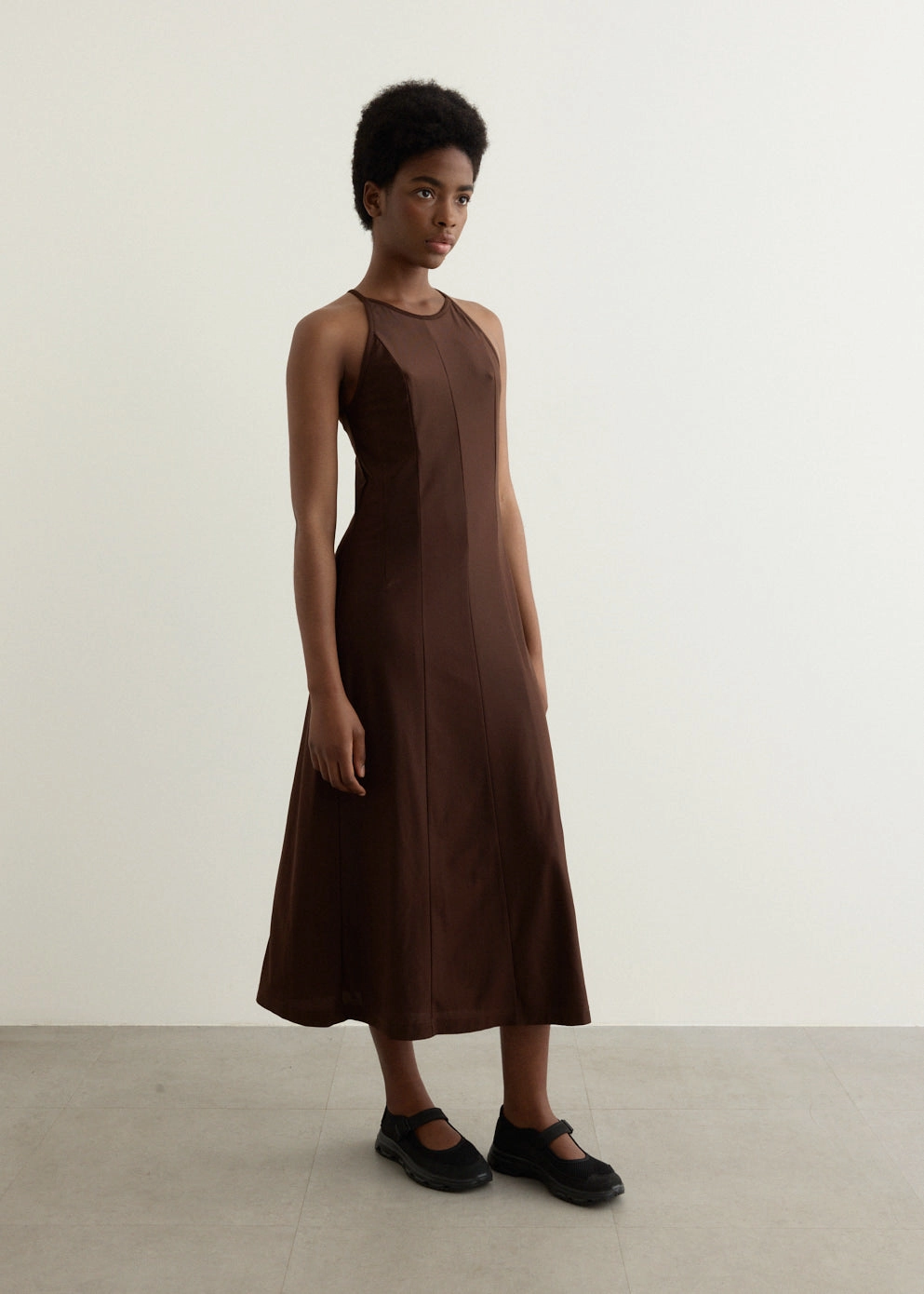 Illuminate Jersey Tank Dress Dreamy Touch Earth Colors