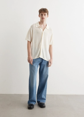 Sleek Style Kenneth Mesh Knit Short Sleeve Shirt