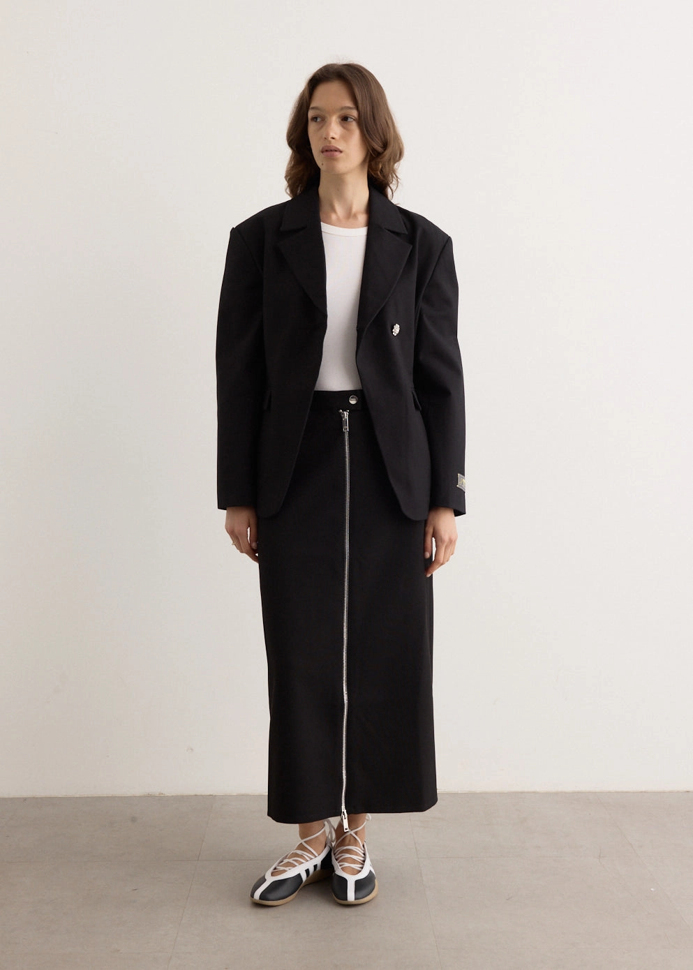 Formal Event Bonded Crepe Long Skirt