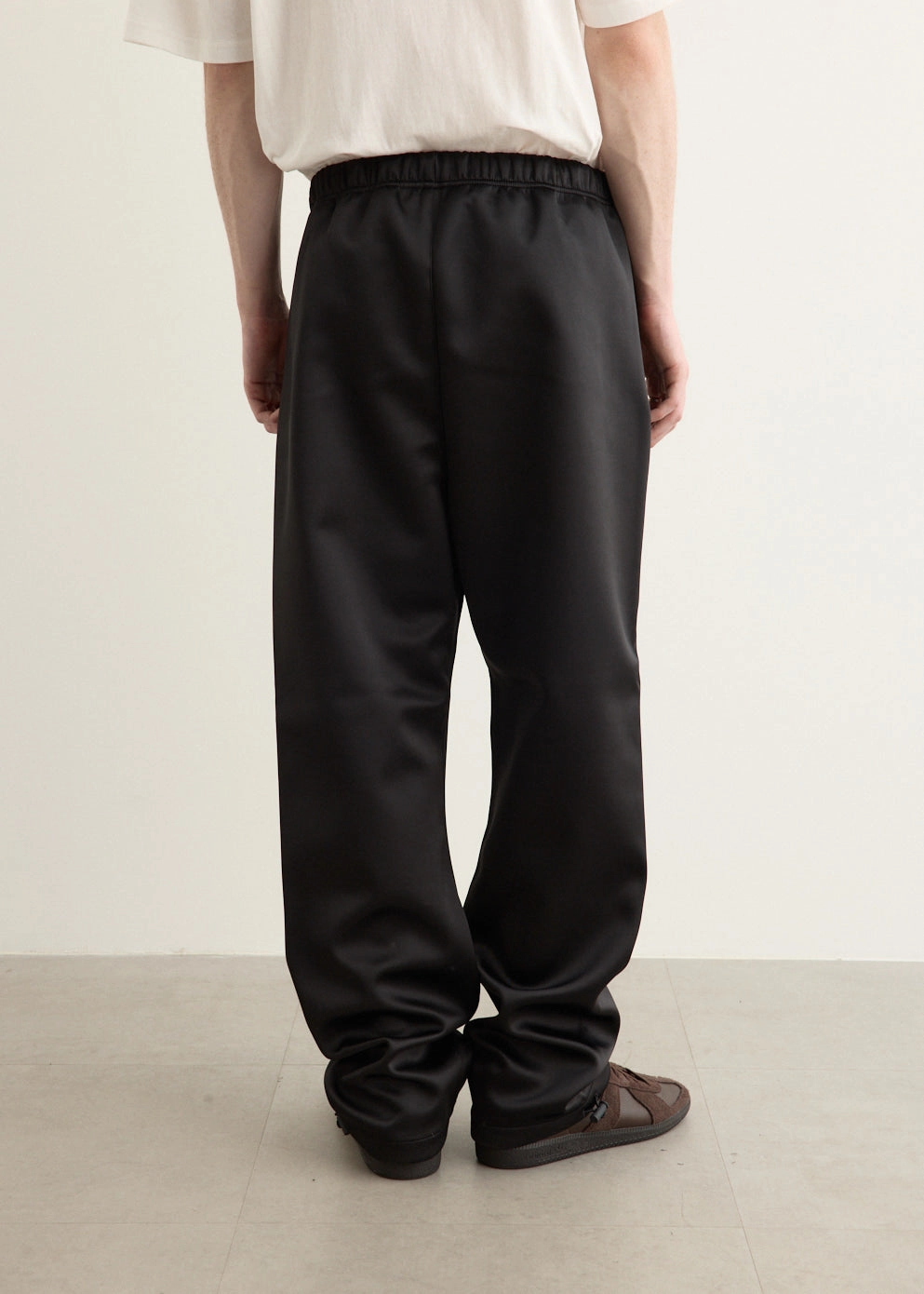 Bonded Satin Relaxed Track Pant Quality Material