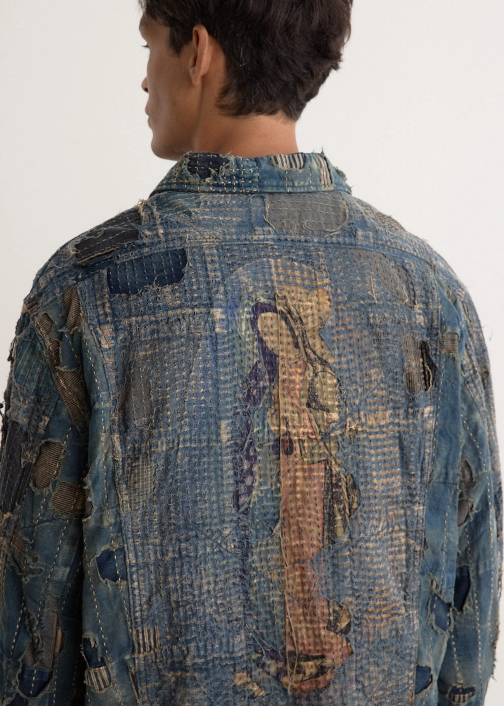 Boro Zip Up Blouson (VIRGIN MARY) Structured Casual Fit Ultra Lightweight Design