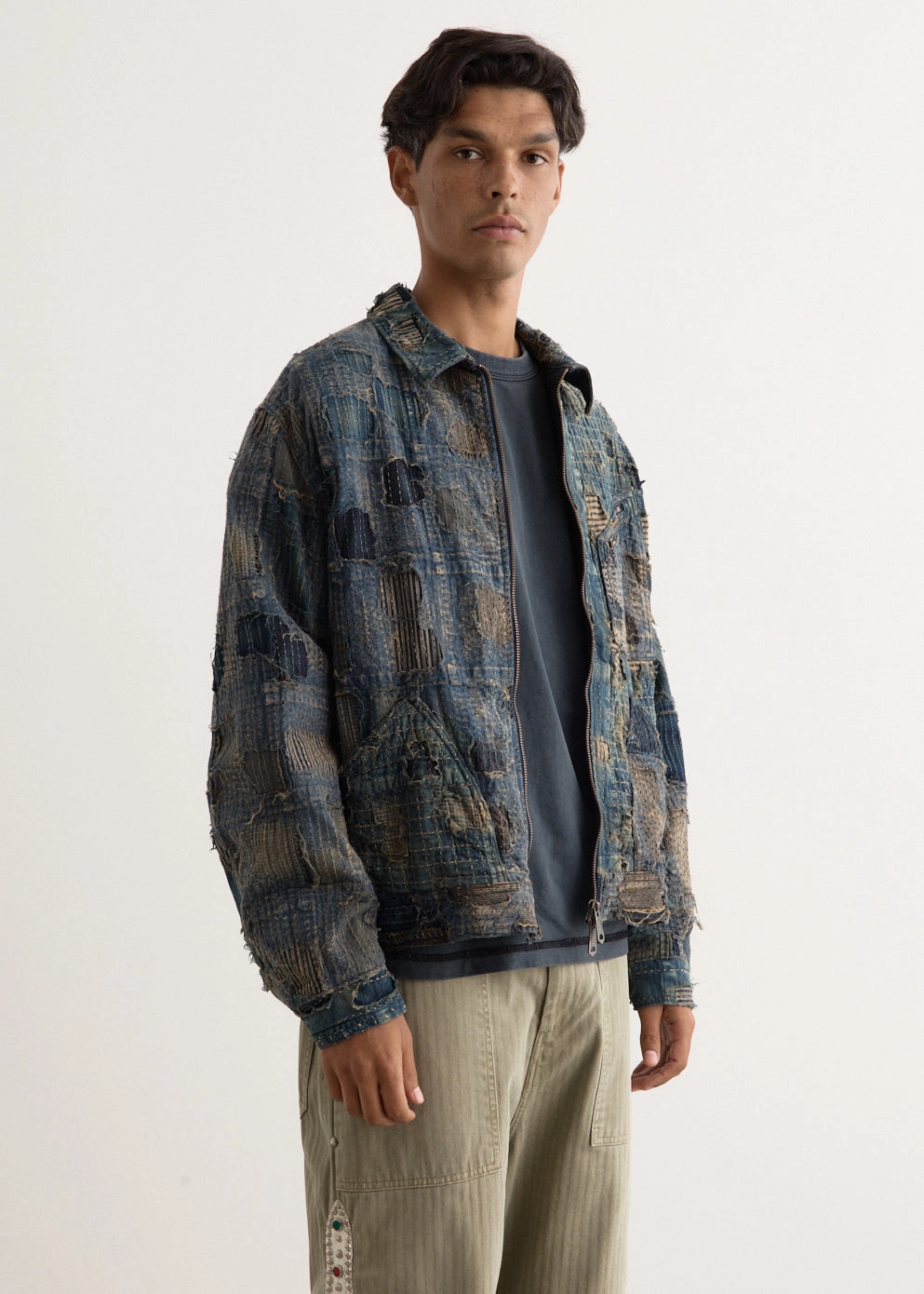 Boro Zip Up Blouson (VIRGIN MARY) Layering Compatible Cut