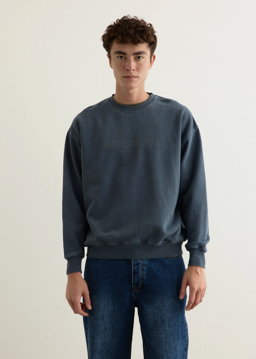 Soft Knit Layer Bowery Pigment Dye Surf Sweatshirt