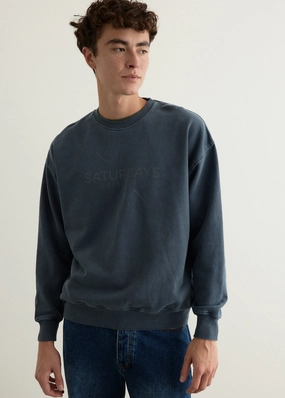 Bowery Pigment Dye Surf Sweatshirt Chilly Look