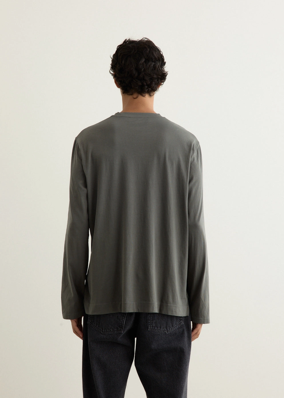 Zip Up Box Longsleeve T-Shirt