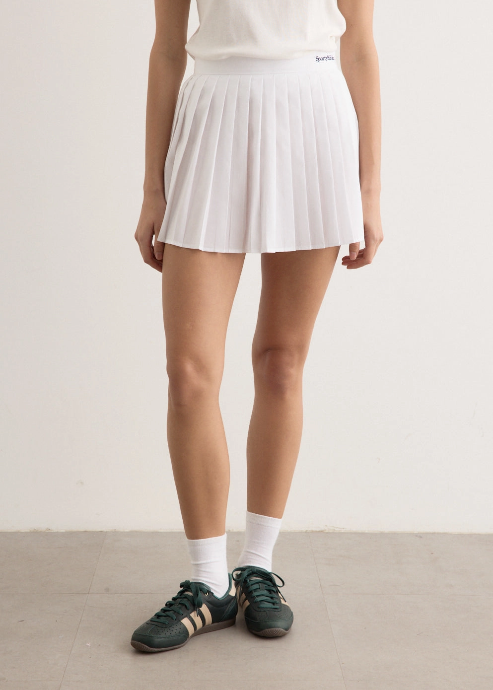 Serif Logo Anae Skirt Corduroy texture