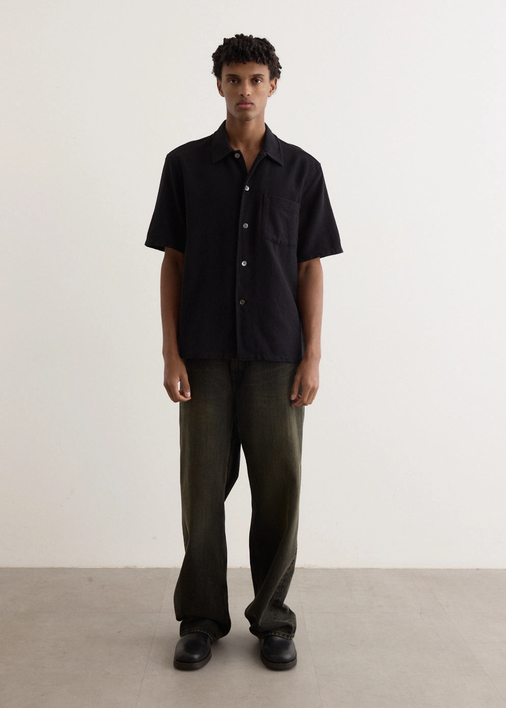 Box Shortsleeve Shirt Anti Pilling Surface