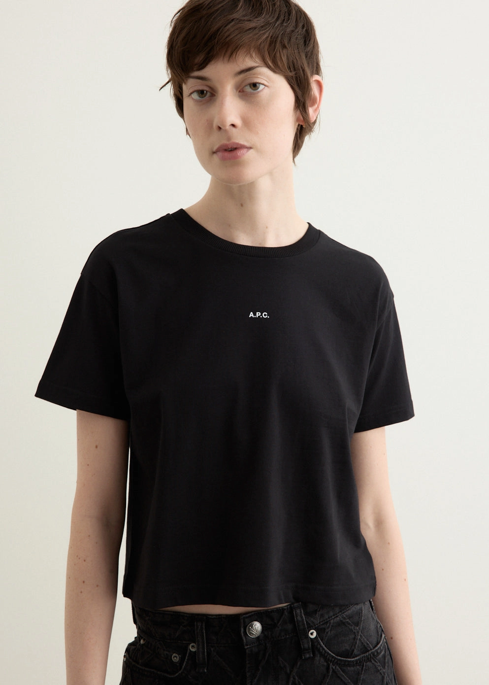Boxy Micro Logo T-Shirt NonIrritatingTags
