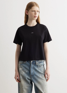 Boxy Micro Logo T-Shirt Basic Piece perfect for all-day wear