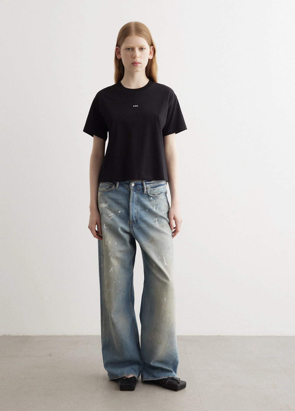 slim fit Boxy Micro Logo T-Shirt