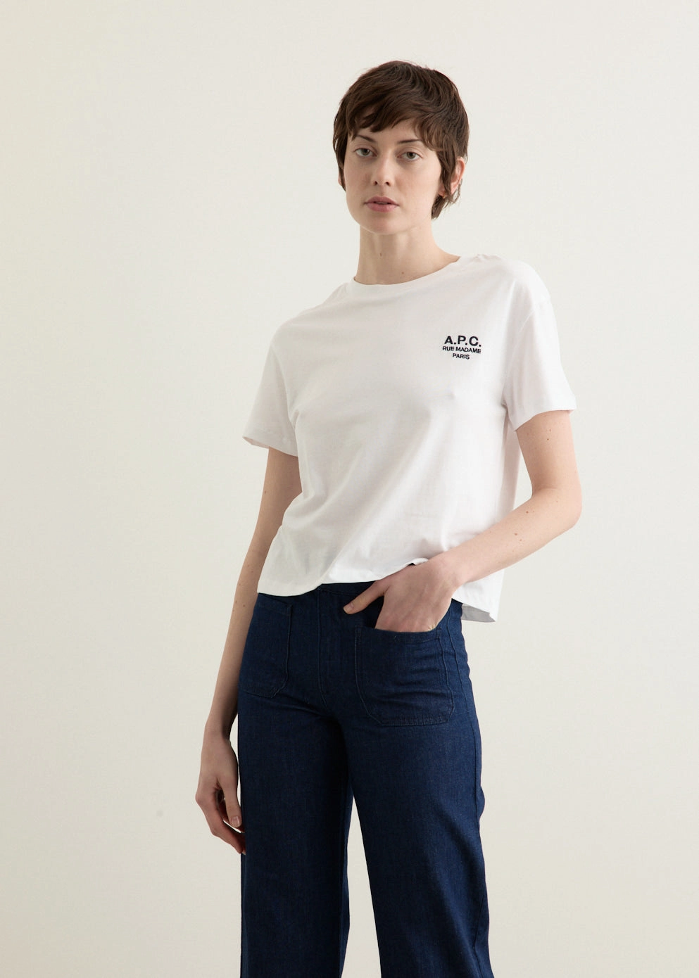 Soft Fabric Soft & Smooth Boxy Rue Madame T-Shirt