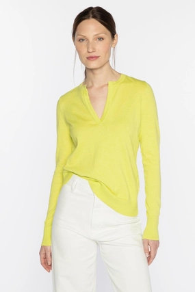 Splitneck Crew Layered Style Wear