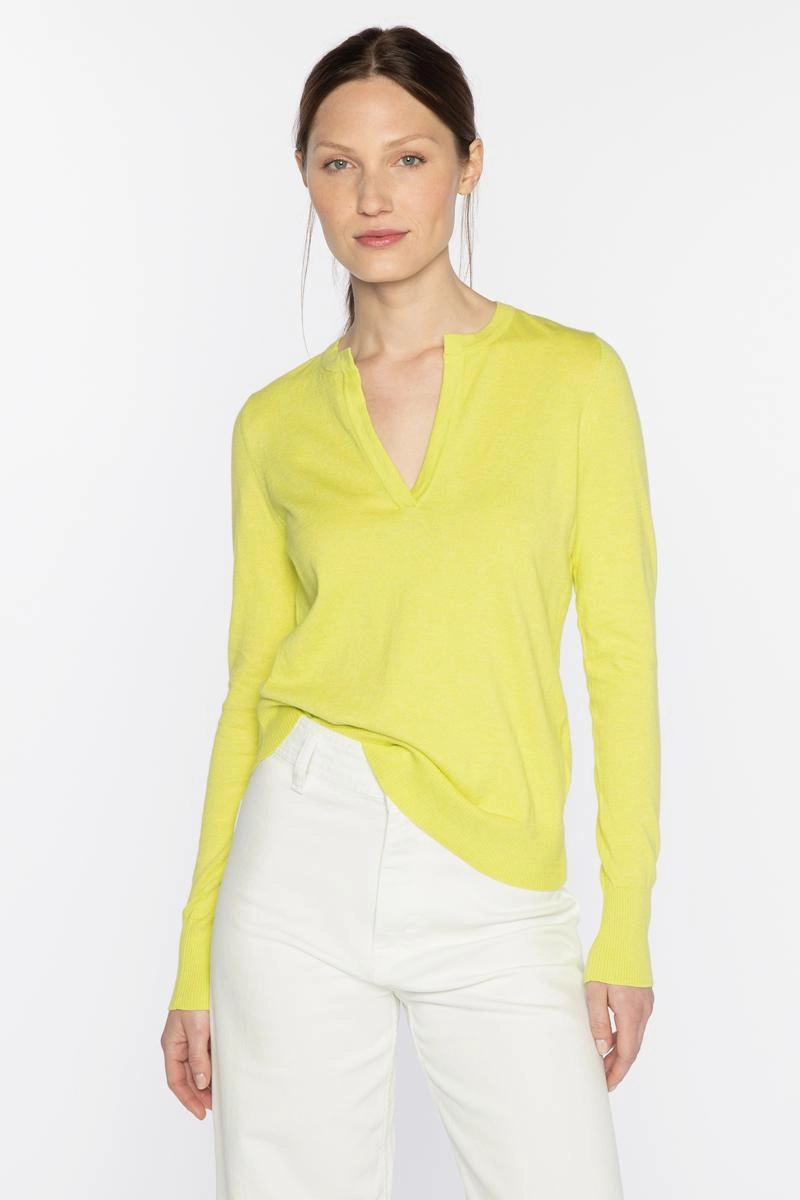 Versatile Style Splitneck Crew